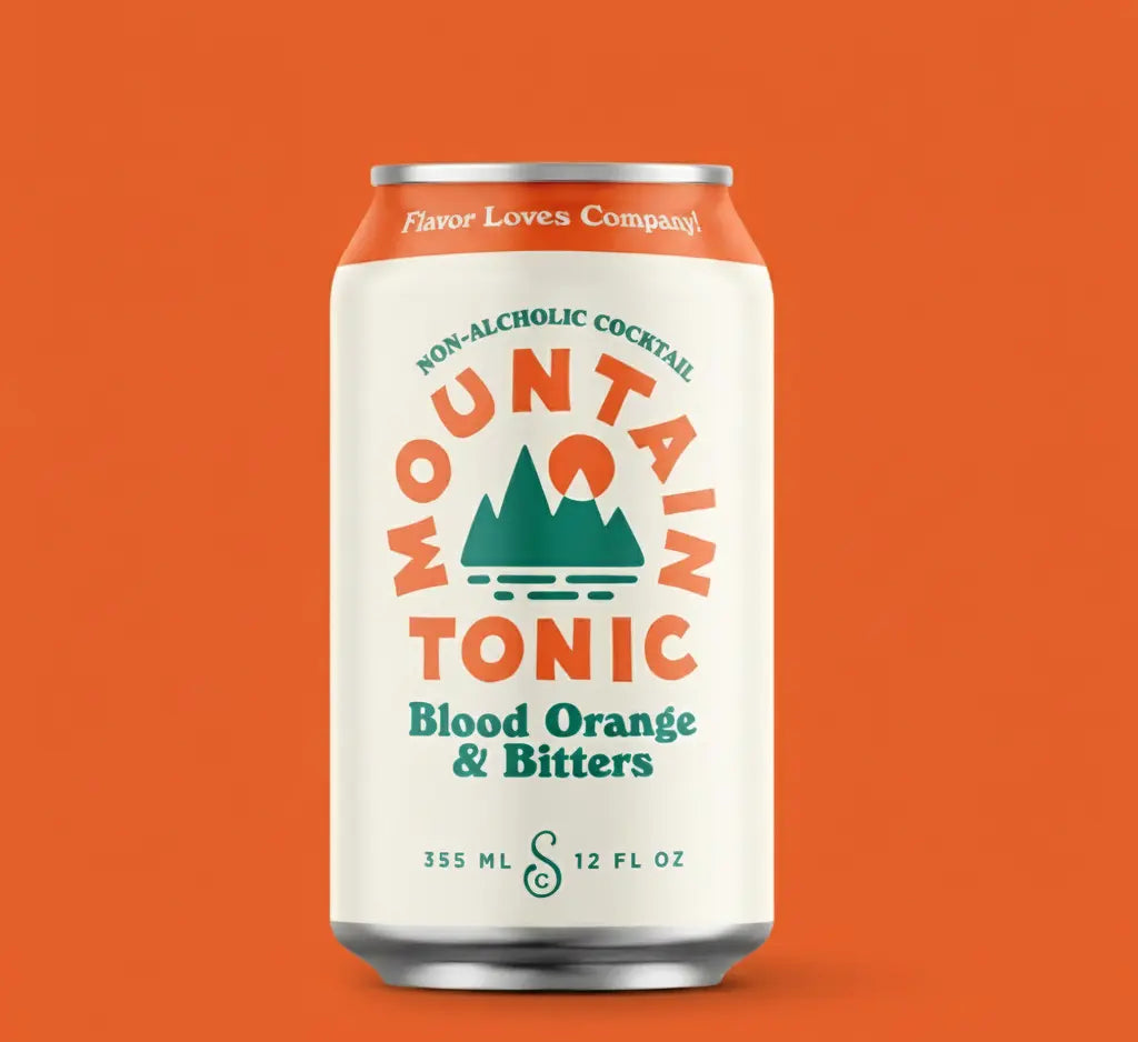 Blood Orange and Bitters 12 pack Mountain Tonic